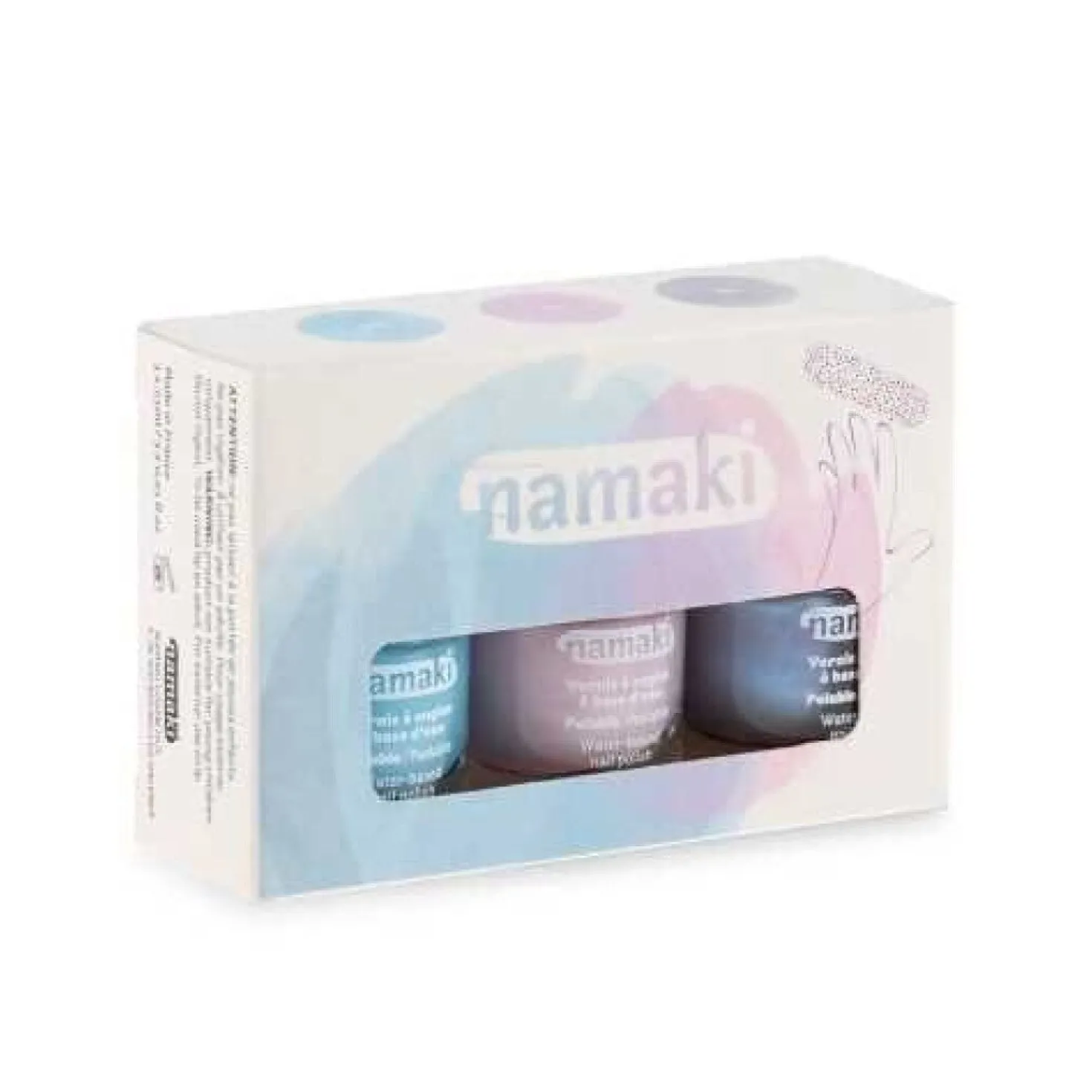 Set 3 Pintauñas al agua Frozen Sweet · Namaki
