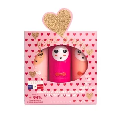 Set tres Bálsamos Labiales Bisous · Inuwet