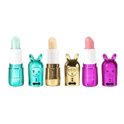 Set tres Bálsamos Labiales Metalizados Rainbow · Inuwet