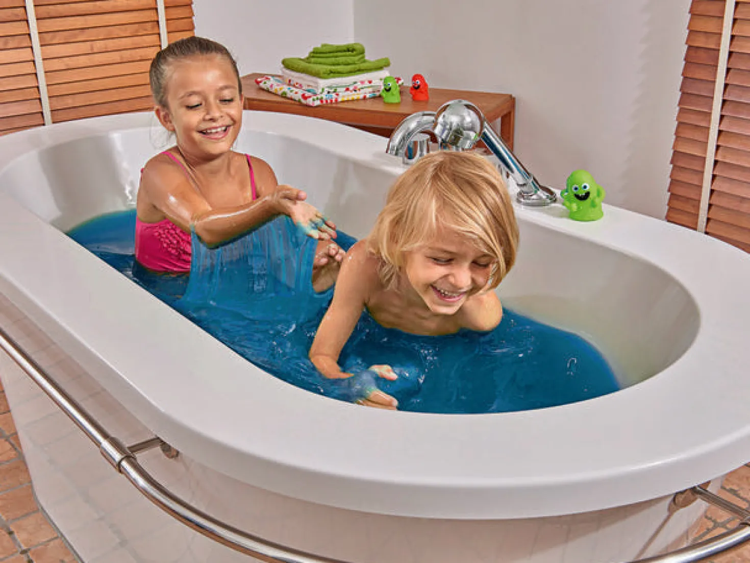 Slime para el baño Azul · Zimpli
