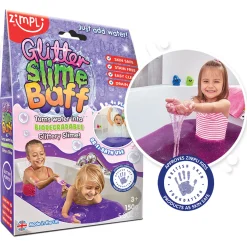 Slime para el baño Glitter Purpura · Zimpli