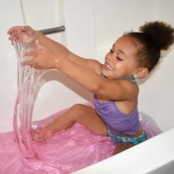 Slime para el baño Glitter Rosa · Zimpli