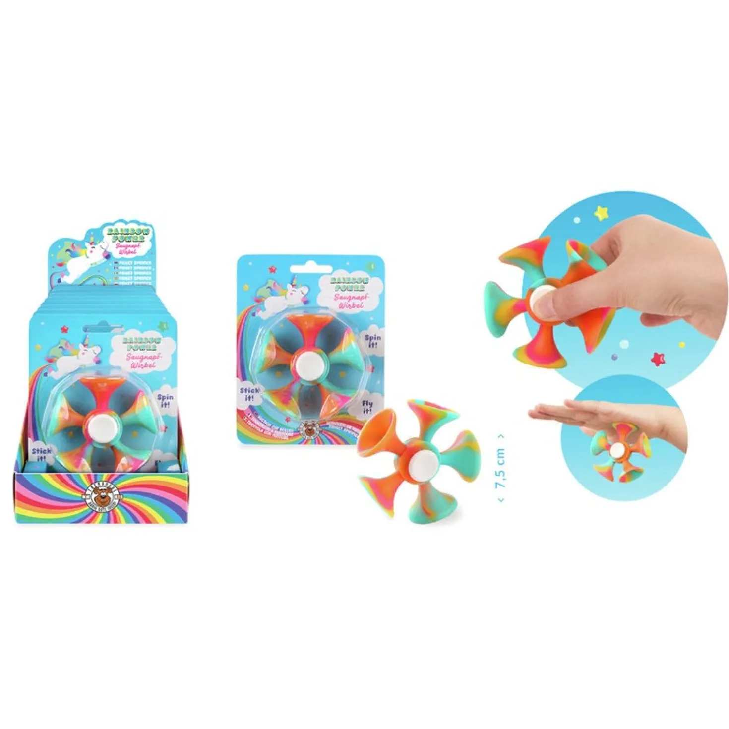 Spinner Ventosa 3 en 1 · Moses