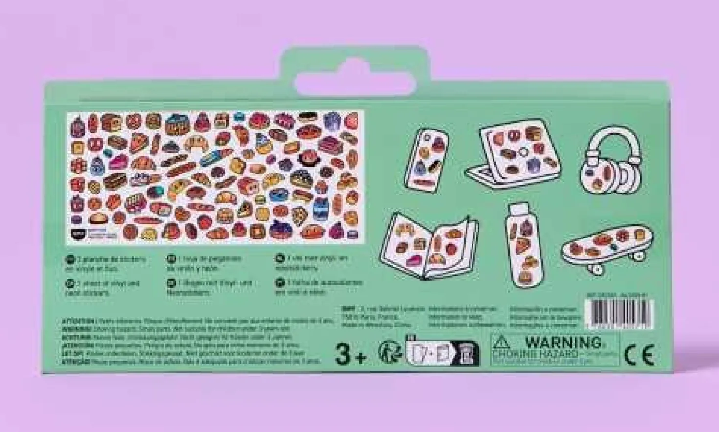 Stickers Boutique Baguette · OMY
