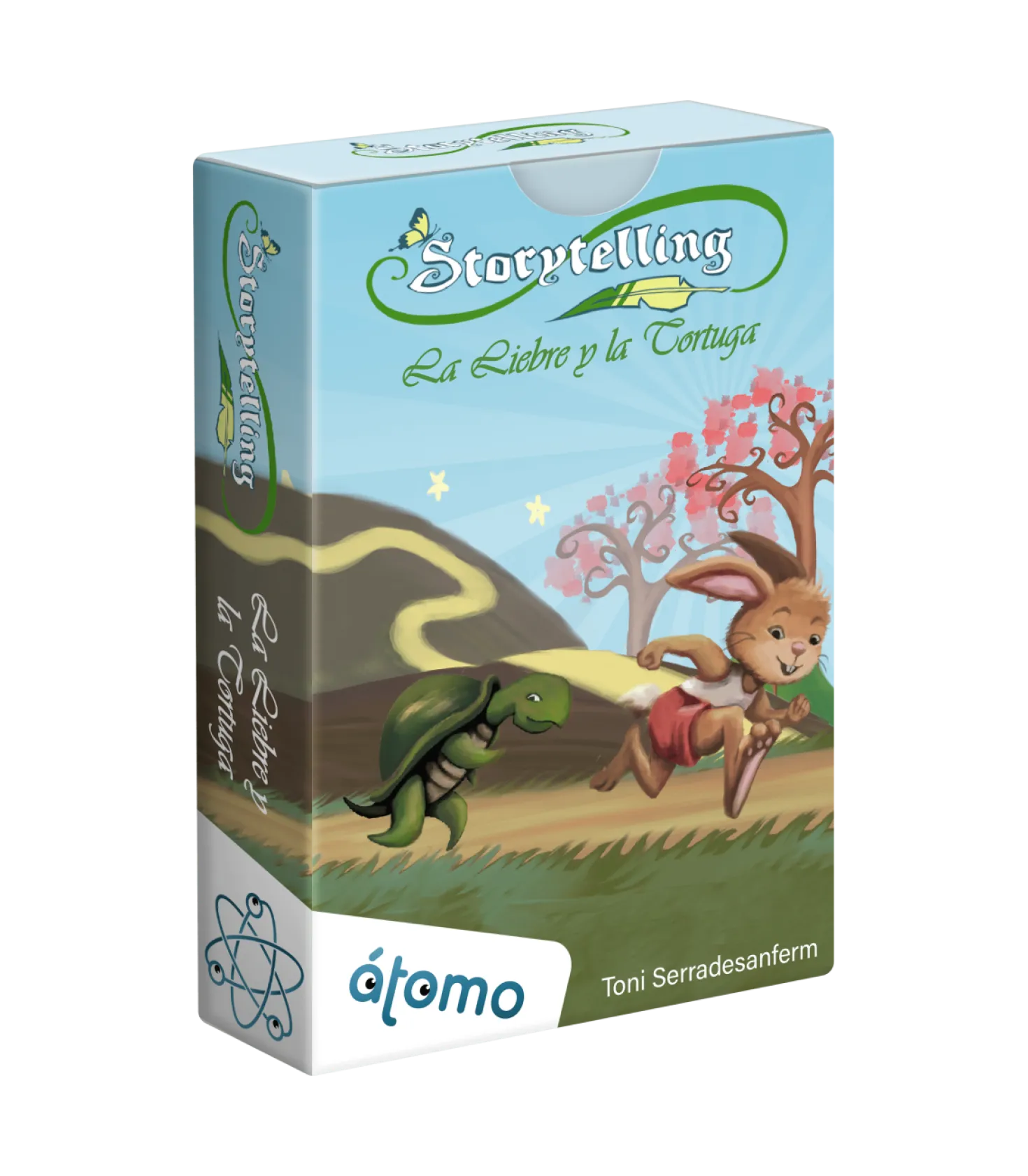 Storytelling La liebre y la Tortuga · Átomo