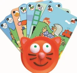 Sujetador de cartas Gatito · DJECO