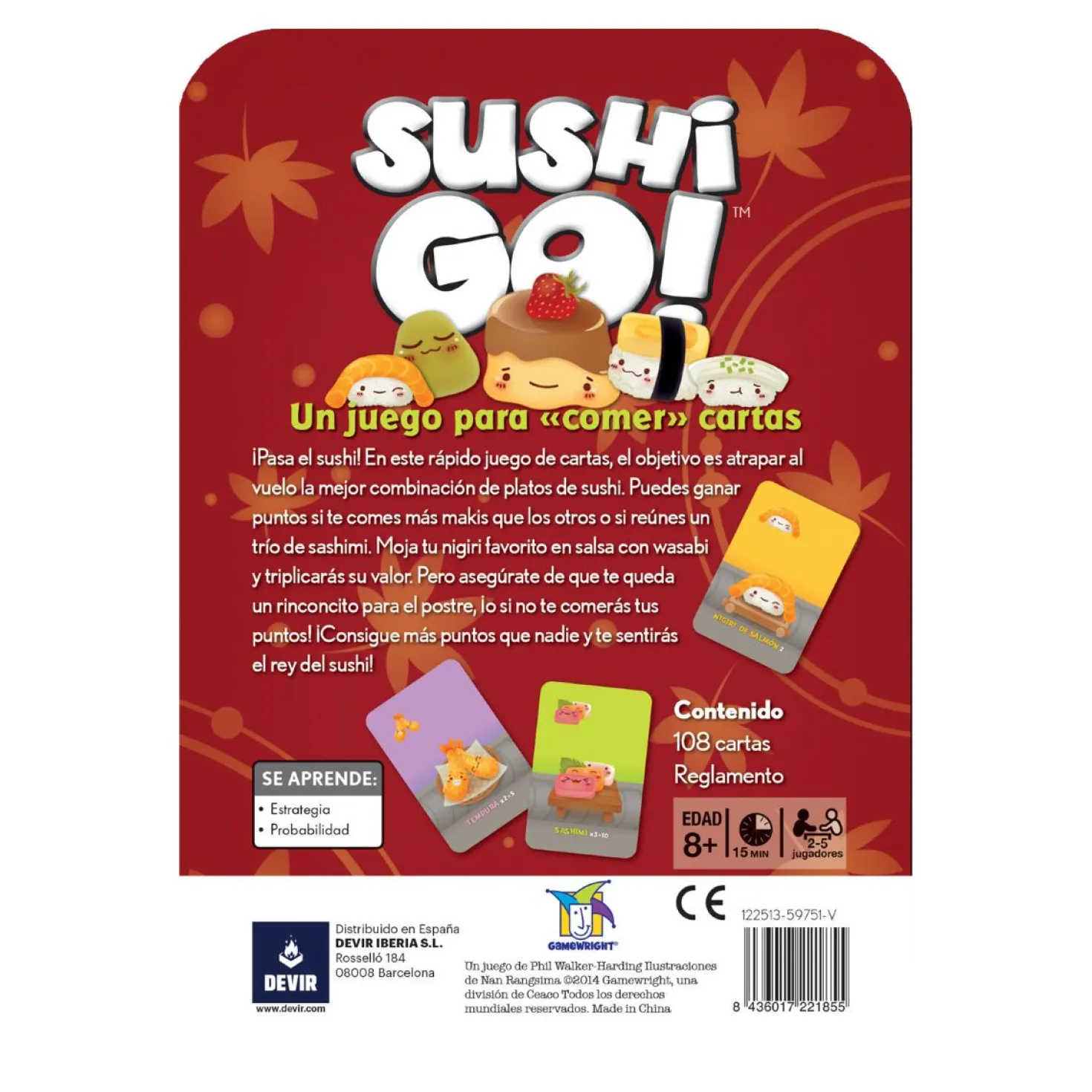 Sushi Go! · Devir
