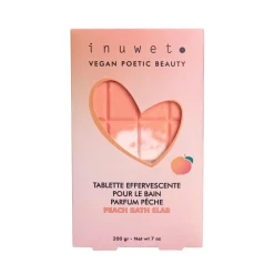 Tableta efervescente perfumada Melocotón · Inuwet