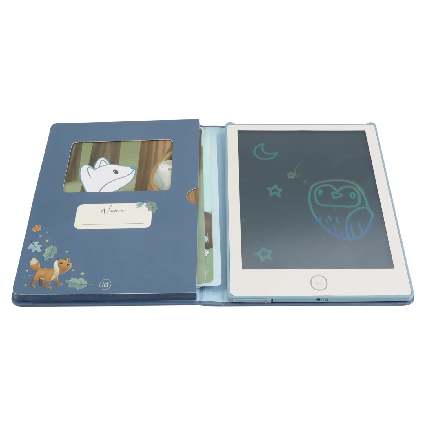 Tablet de dibujo Azul Forest Friends · Little Dutch