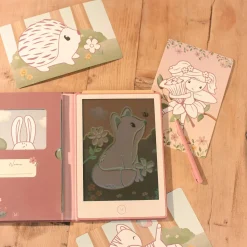 Tablet de dibujo Rosa Fairy Garden · Little Dutch