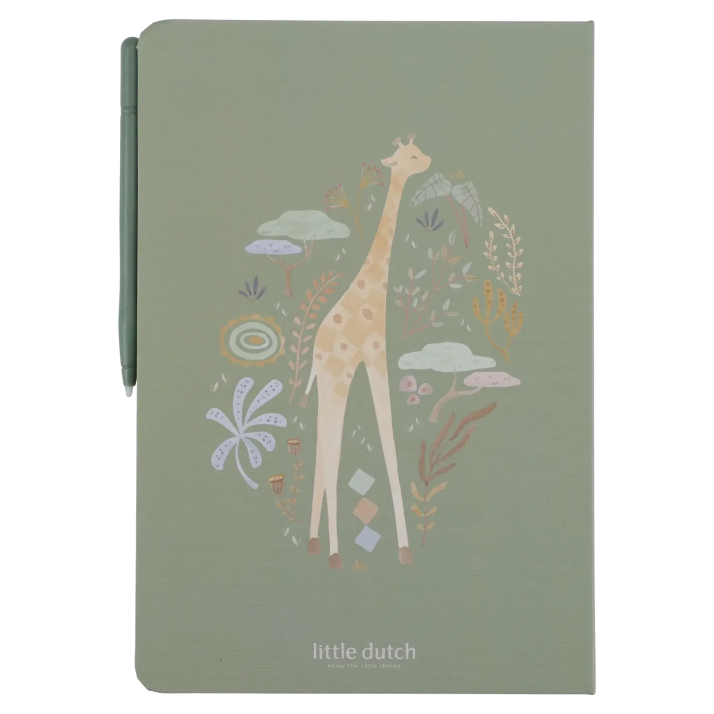 Tablet de dibujo Verde Safari Friends · Little Dutch