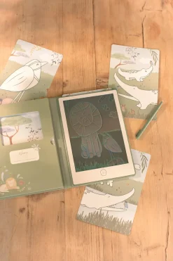 Tablet de dibujo Verde Safari Friends · Little Dutch