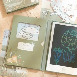 Tablet de dibujo Verde Safari Friends · Little Dutch
