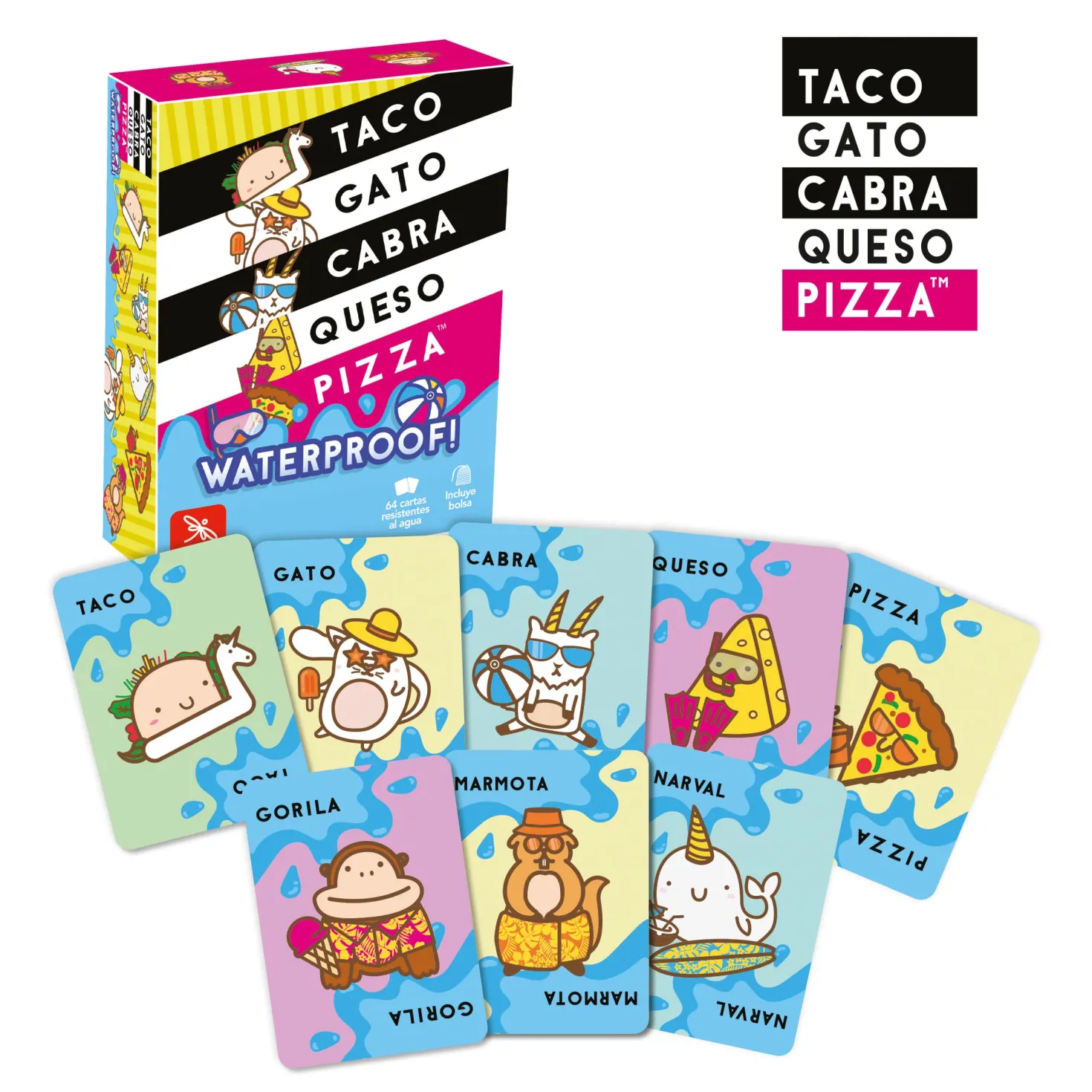Taco gato cabra queso pizza Waterproof · Ludilo