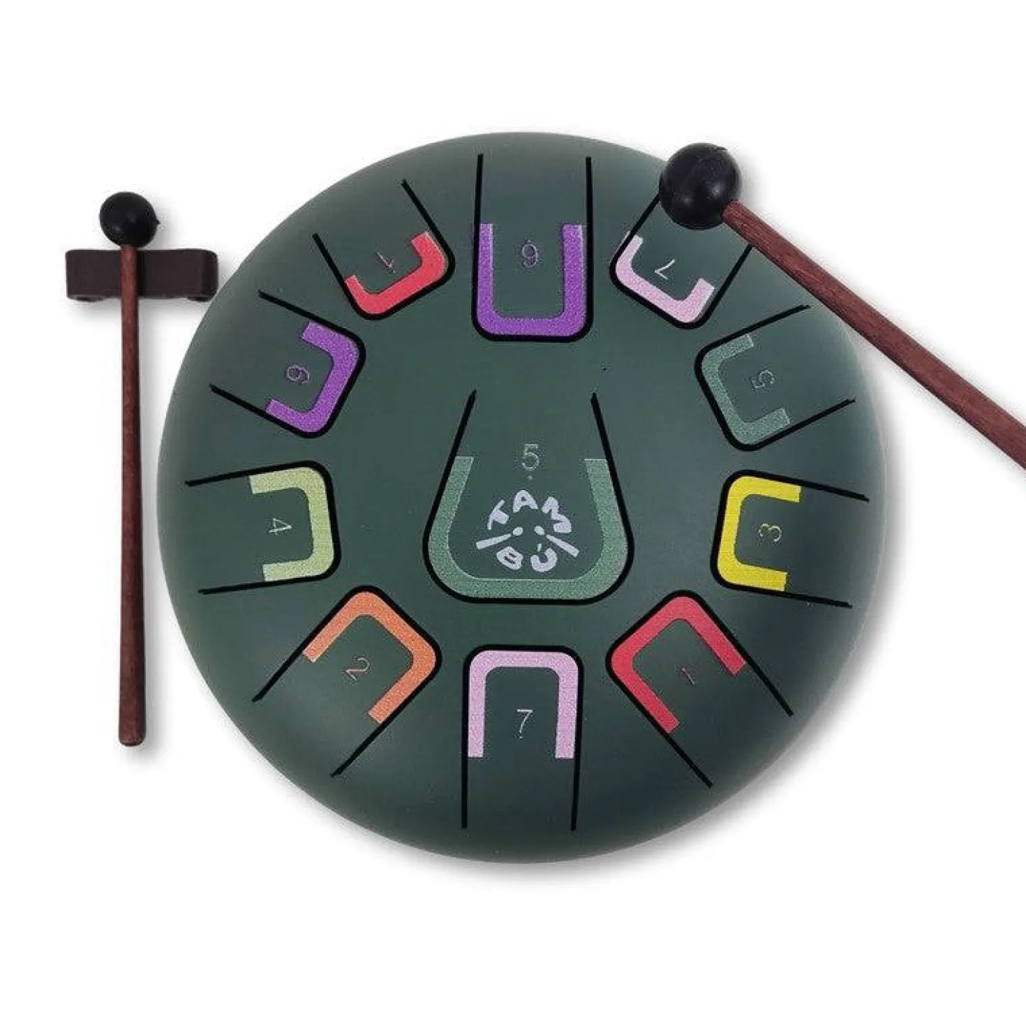 Tambú 8" 11 notas - Verde Jungla Mate
