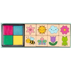 Tampones madera Jardin de Flores · Moses