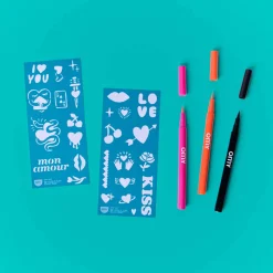 Tattoos temporales I love you · Omy