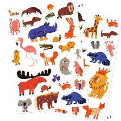 Tatuajes animales divertidos · DJECO
