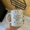 Taza · Christmas Flowers