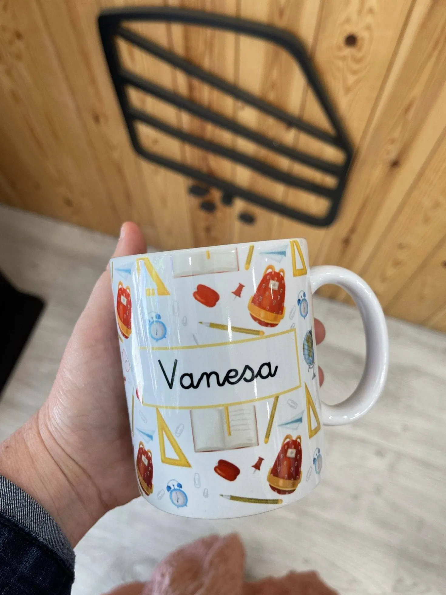 Taza Profe Mochila