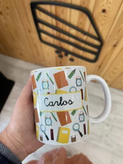 Taza Profe Reloj