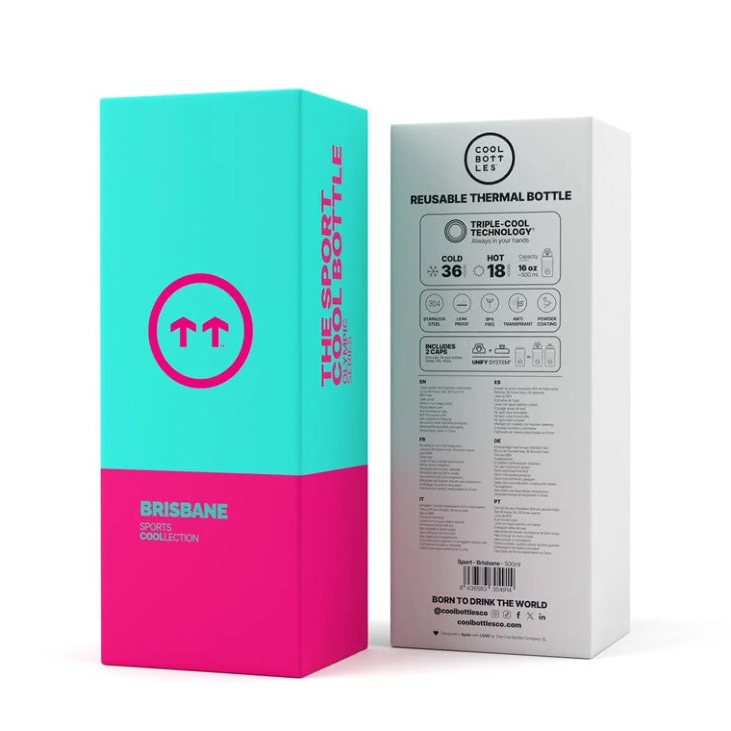The Sport Bottle - Brisbane 500ml · Cool Bottles