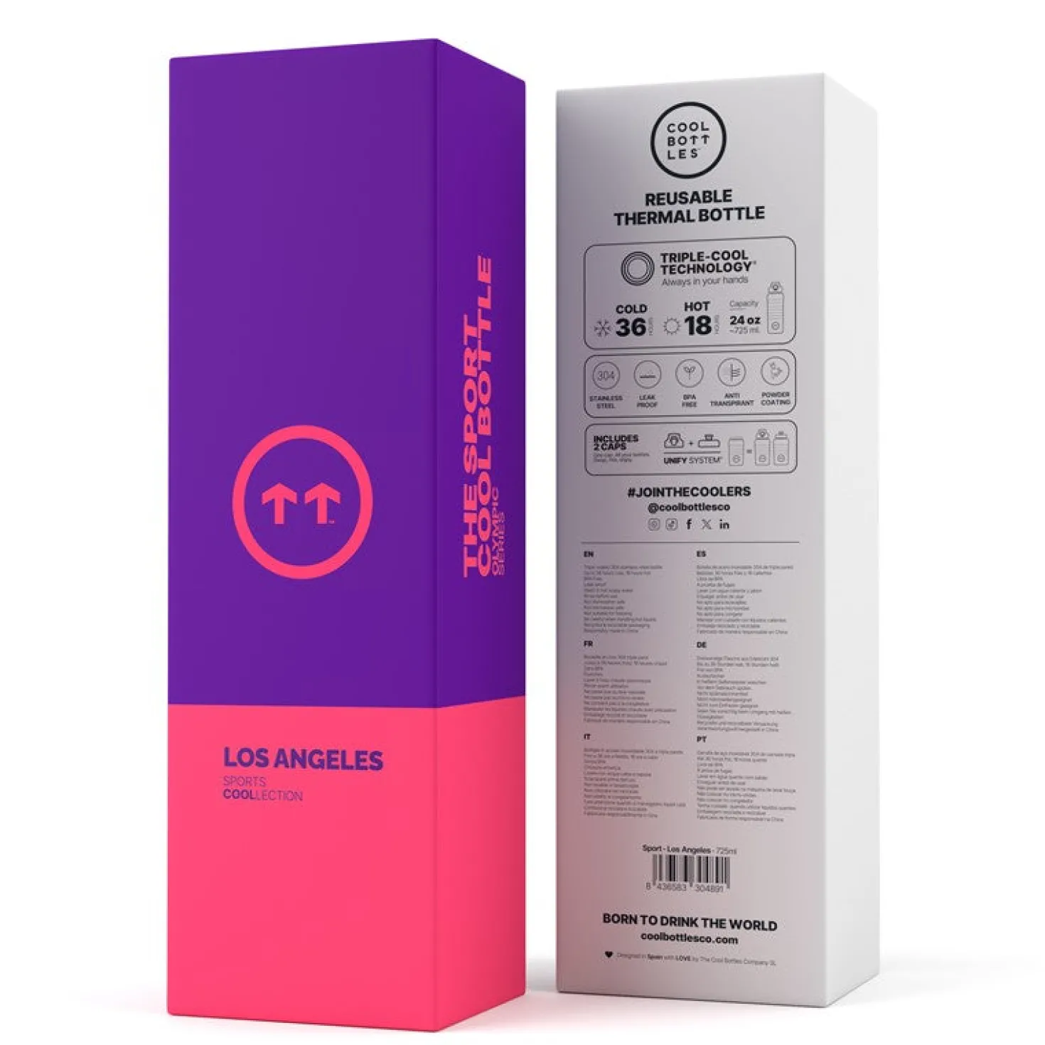 The Sport Bottle - Los Angeles 725ml · Cool Bottles