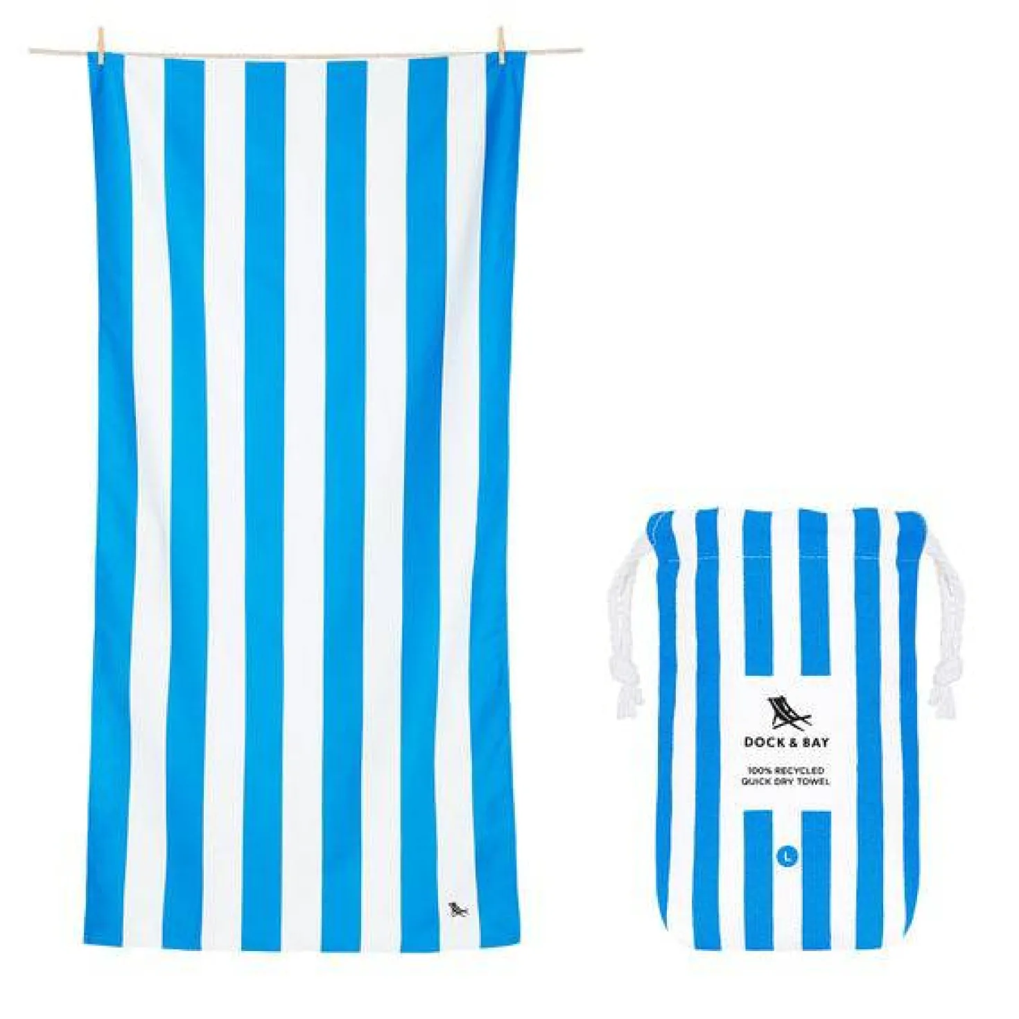 Toalla Cabana Azul · L