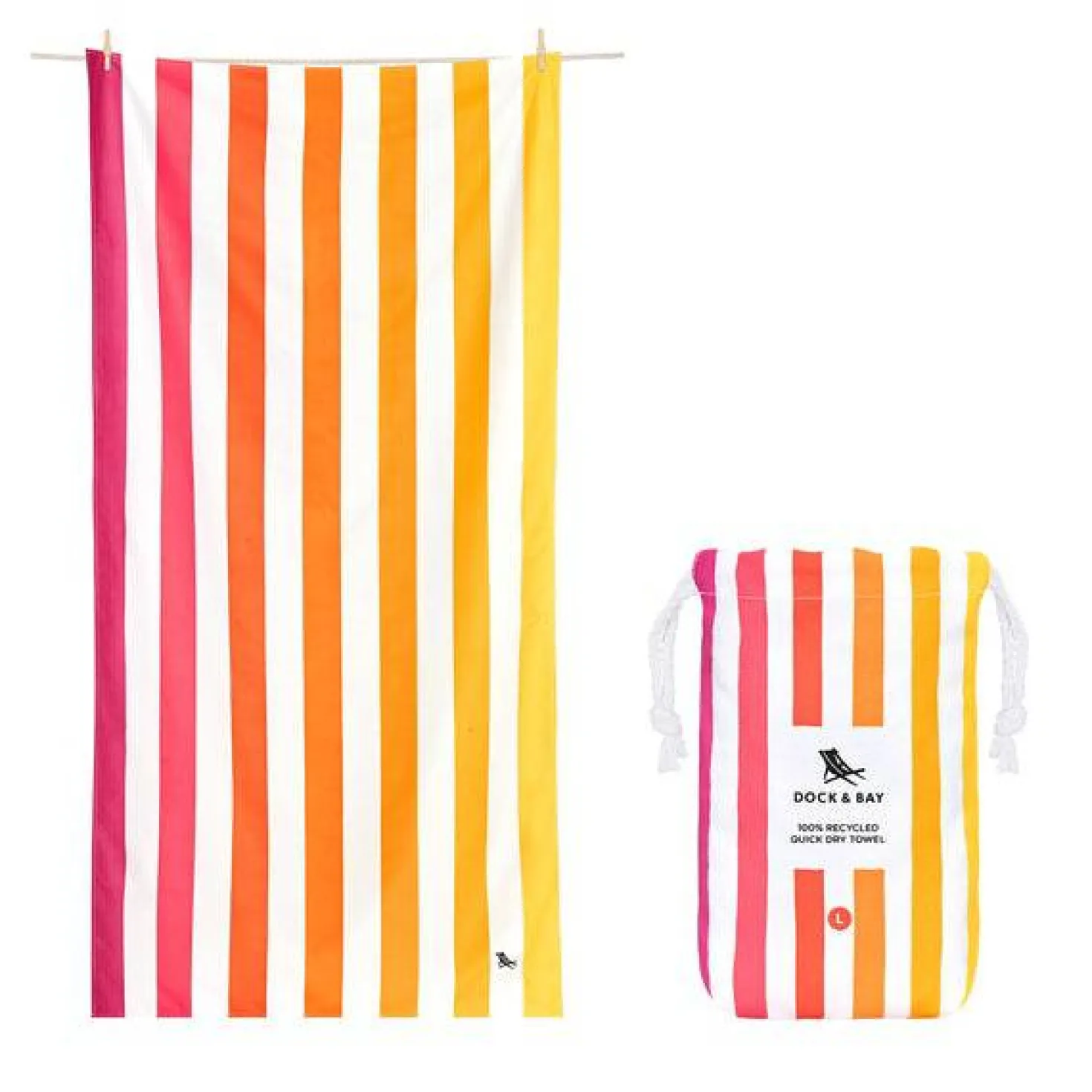 Toalla Cabana Summer Peach Sunrise · XL