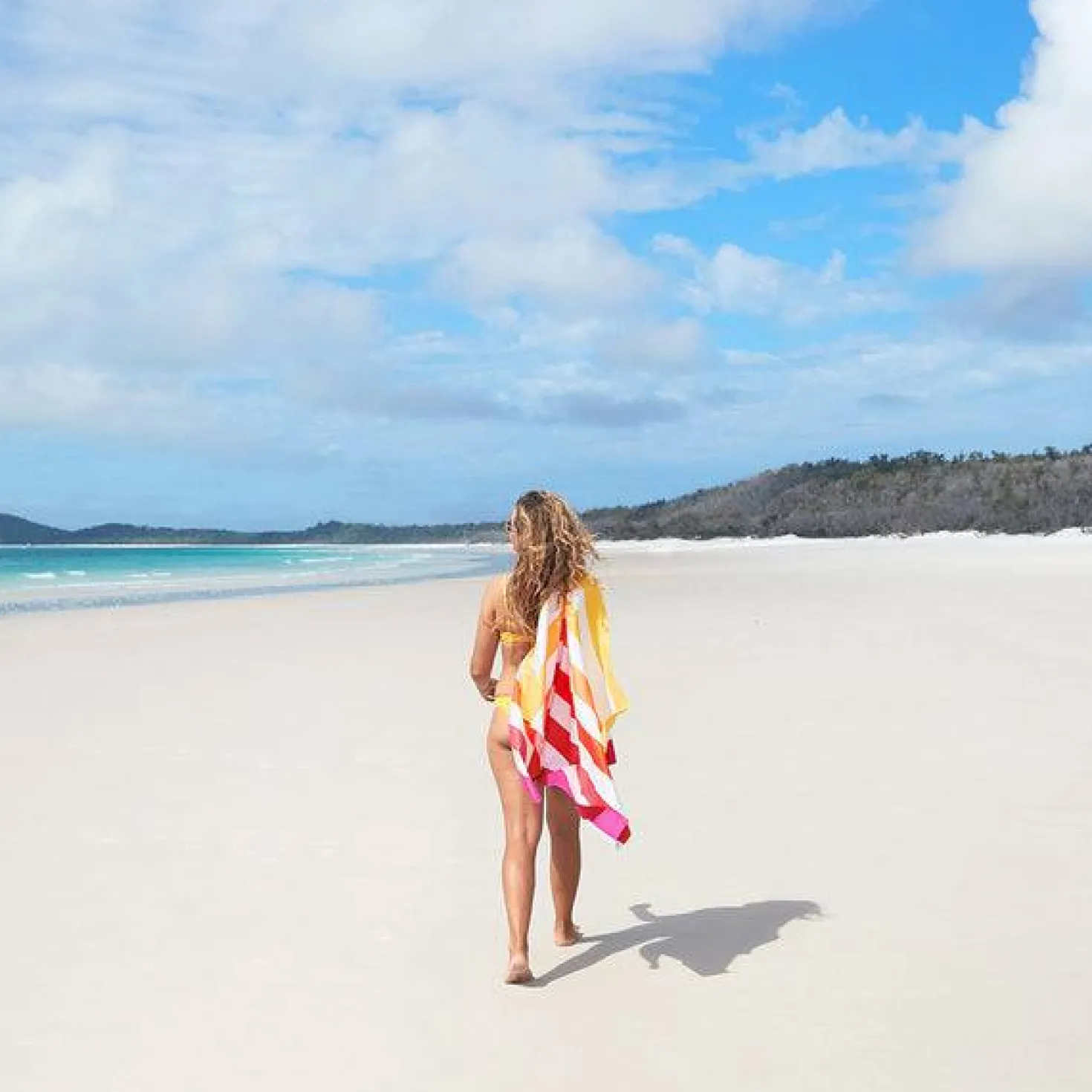 Toalla Cabana Summer Peach Sunrise · XL