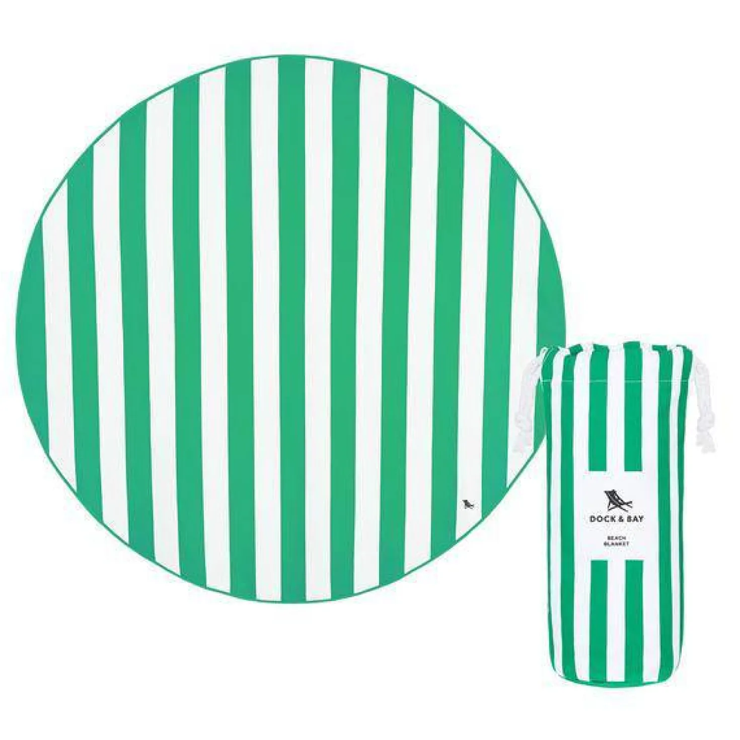 Toalla Redonda Verde · 170cm