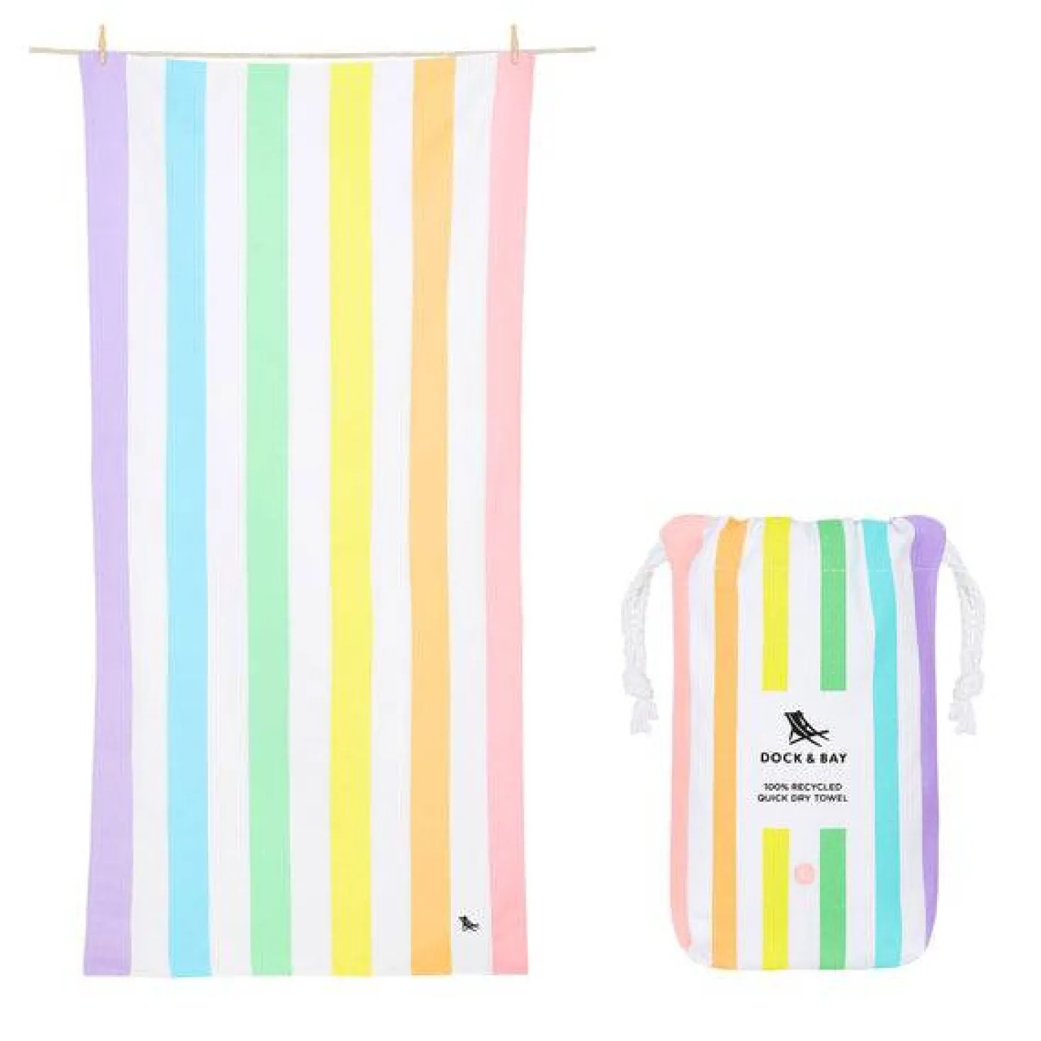 Toalla Summer Rainbow Pastel · L