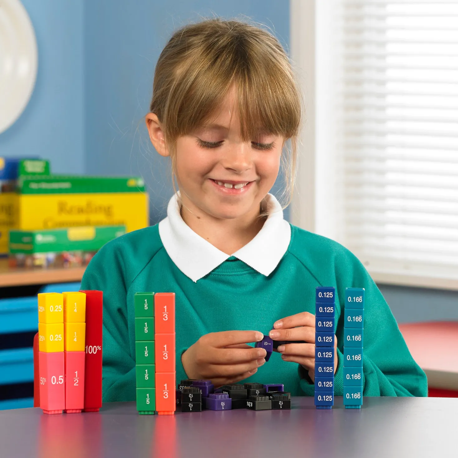 Torre de fracciones Cubos de equivalencia · Learning Resources