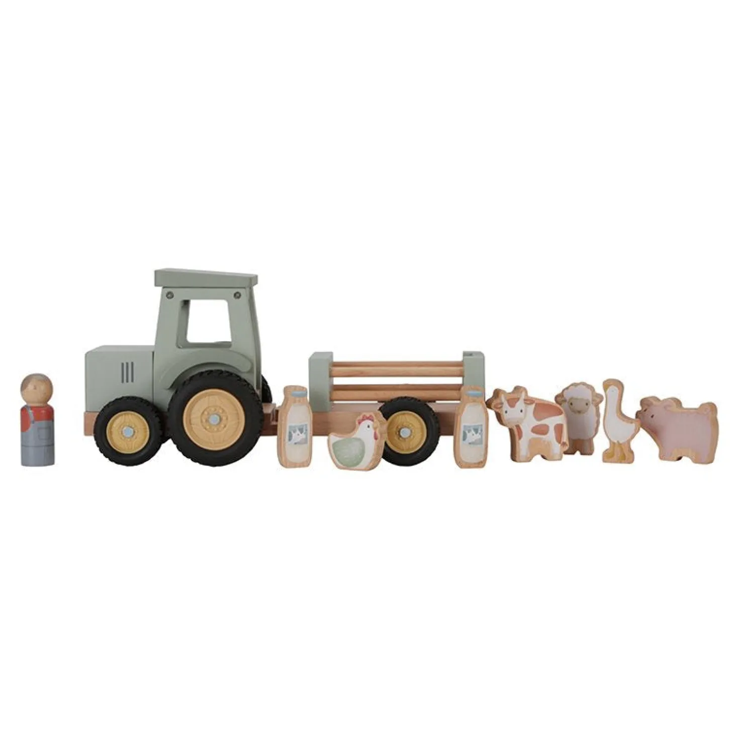 Tractor con trailer Little Farm · Little Dutch