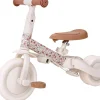 Triciclo con barra Blanco Flores · Little Dutch