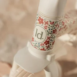 Triciclo con barra Blanco Flores · Little Dutch