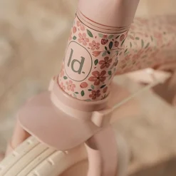 Triciclo con barra Rosa Flores · Little Dutch