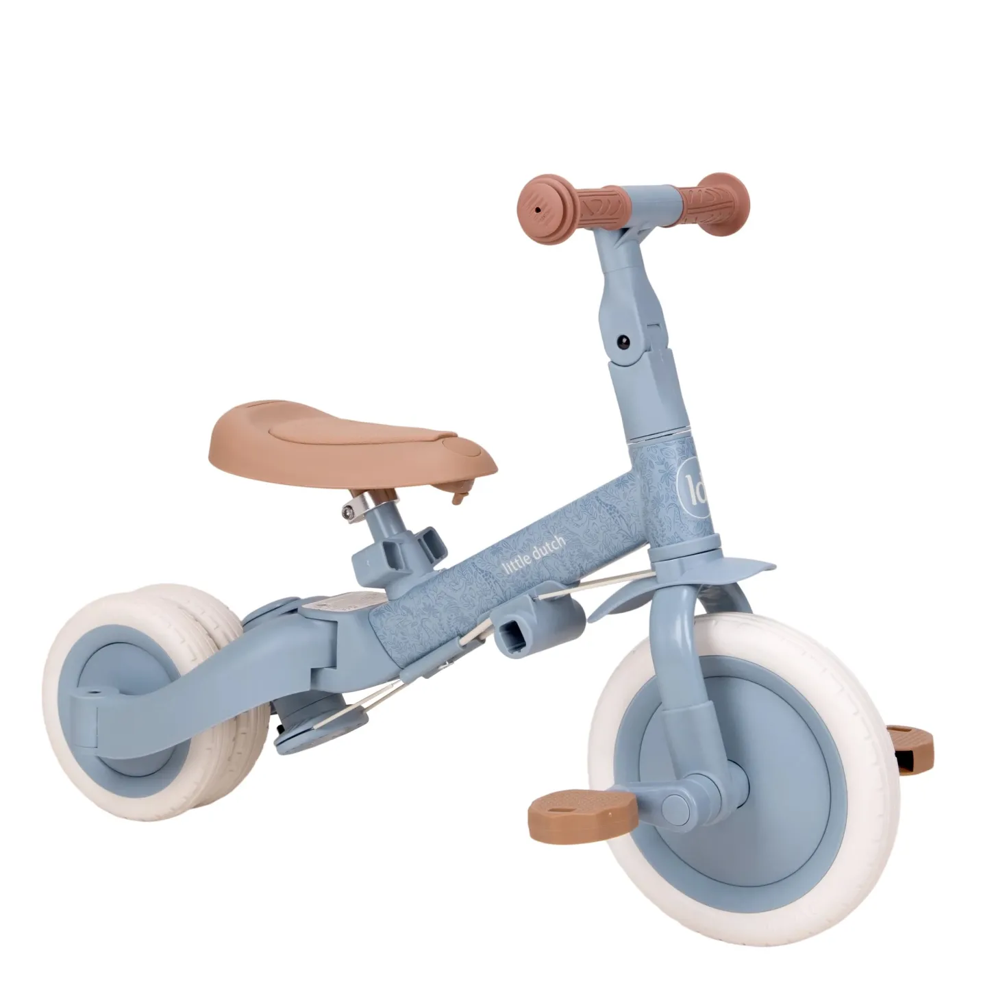 Triciclo con barra Safari Dreams Azul · Little Dutch
