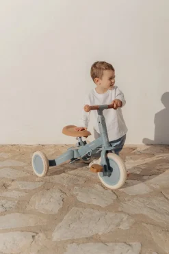 Triciclo con barra Safari Dreams Azul · Little Dutch