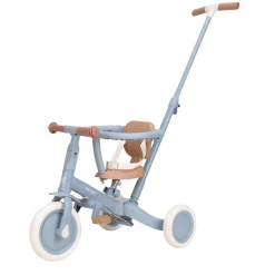 Triciclo con barra Safari Dreams Azul · Little Dutch