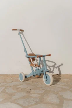 Triciclo con barra Safari Dreams Azul · Little Dutch