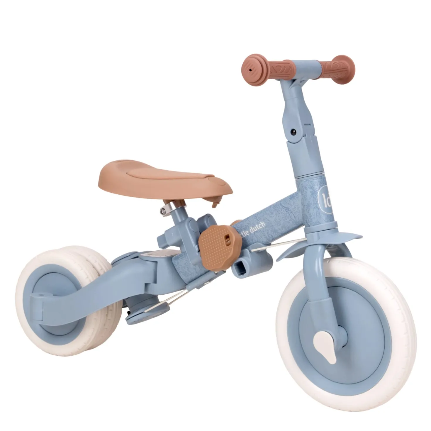 Triciclo con barra Safari Dreams Azul · Little Dutch