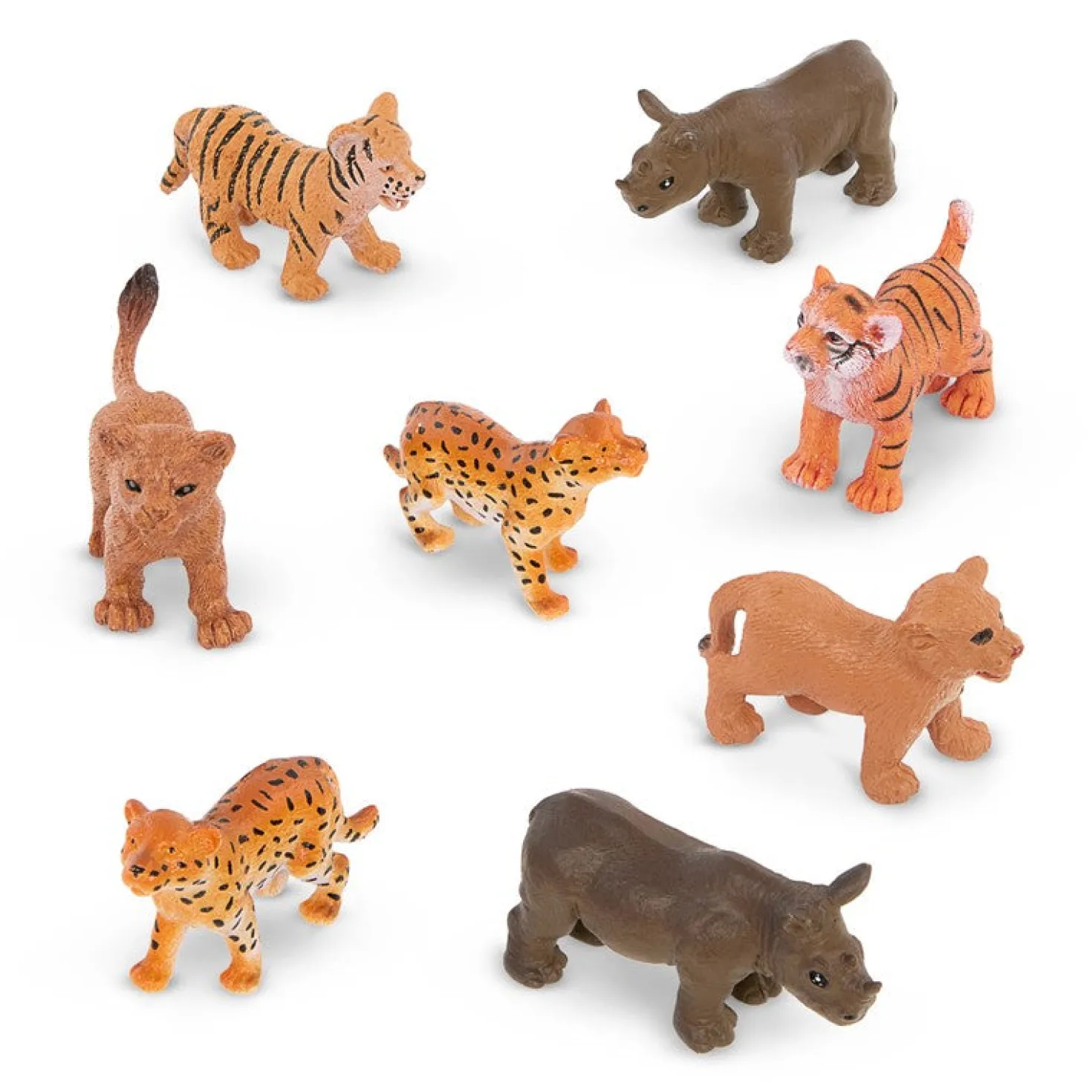 Tubo 8 animales salvajes 5-7 cm · Terra