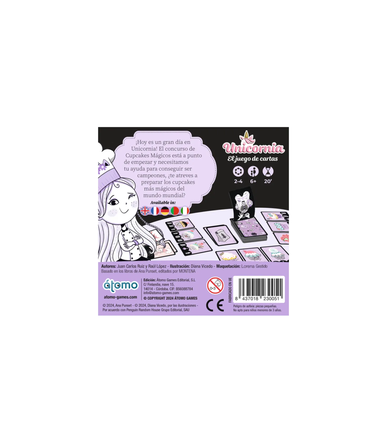 Unicornia Juego de Cartas