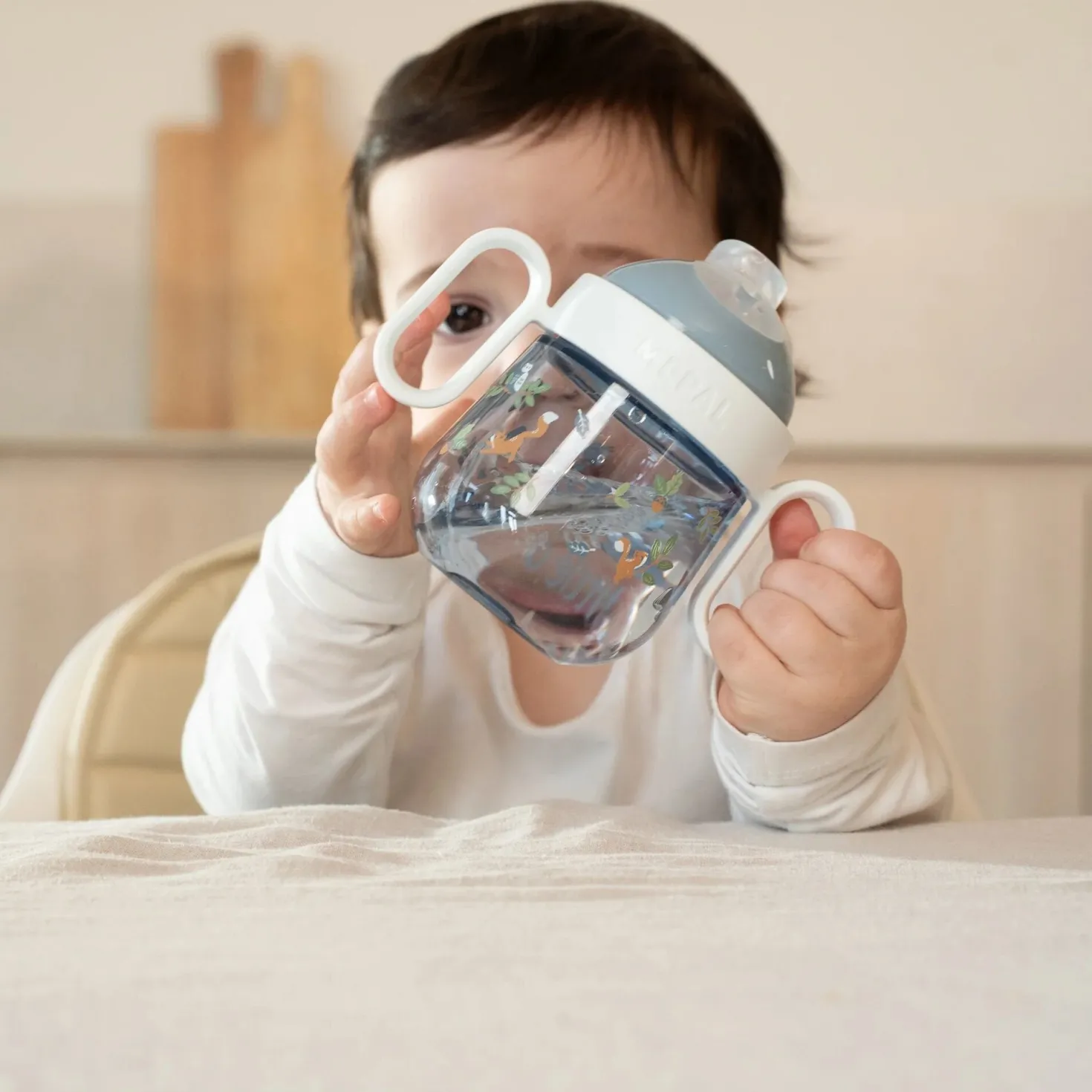 Vaso antiderrame Mio Forest Friends 200ml. Little Dutch